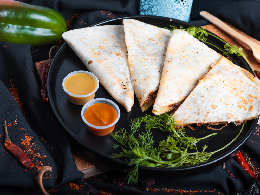 Quesadilla Desmechada con Queso